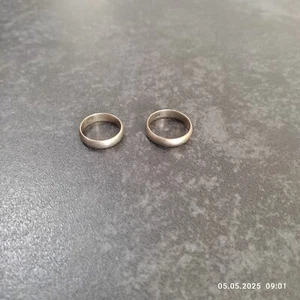 2 Goldringe 333, Altgold, Vintage, Bruchgold, Gold Ring, ca. 7,71 Gramm - Bild 1 von 3