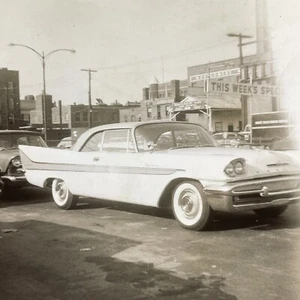 AZI Vintage Photograph 1958 Desoto Car Automobile Americana Firedome Sportsman - Picture 1 of 3