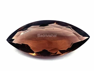 Piedra preciosa suelta con forma de marquesa amatista púrpura genuina certificada 95 quilates 4AUB Foto 1 de 4