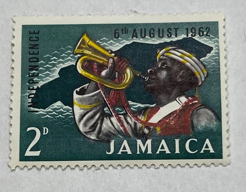 Scott # 181 - 1962 - ' Bugler & Map '; Inscr. INDEPENDENCE, Aug. 6th, 1962 mint Cover