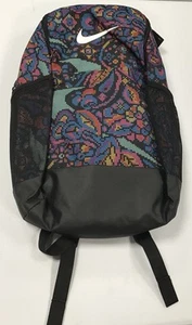 Nike Brasillia Stich Print Retro Rucksack Schwarz BA6610 SELTEN Y2K 🤓 - Bild 1 von 2