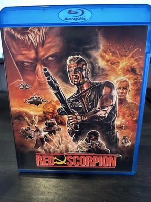 Red Scorpion Blu Ray UNCUT Dolph Lundgren German Release - Image 1 of 2