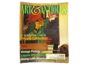 Oct  2002 Art & Antiques Magazine Sculptor's Private Collection Vintage Posters - Imagen 1 de 1