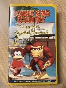 Donkey Kong Country: The Legend of the Crystal Coconut (VHS, 1999) - Picture 1 of 3