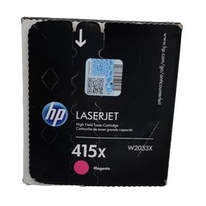 HP (415X) W2033X Toner magenta, OVP geöffnet, TONER UNBENUTZT - Bild 1 von 2
