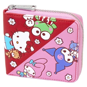Loungefly Sanrio Hello Kitty & Friends Colour Block Zip Around Wallet Purse BNWT - Picture 1 of 8