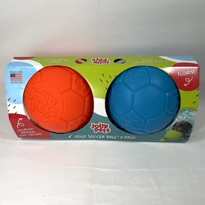 Jolly Pets Soccer Ball 8" Diameter, 2-pack, Large Floating Bouncing Dog Toy New - Picture 1 of 10