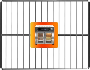 Estante de alambre para freidora de aire Emeril Lagasse 26 QT freidora de aire extra grande, 12,5""*11,5' - Imagen 1 de 12