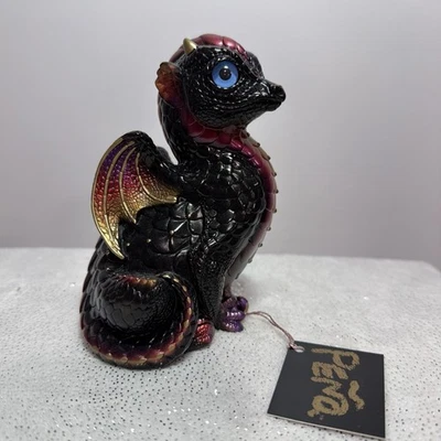 Windstone Ediciones Dragón Incipiente Negro Dorado Como Nuevo En Caja Con Etiqueta Peña Pern Foto 1 de 4