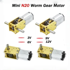 Mini Getriebemotor N20 für Modellbau, RC, DC 3V 6V 9V 12V, 15-380RMP mikro micro - Picture 1 of 16