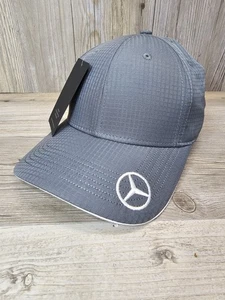 Original Mercedes-Benz RipStop Nylon Mütze Baseball Cap bestickt dunkelgrau - Bild 1 von 6