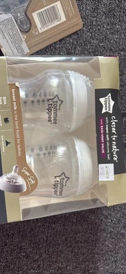 Tommee Tippee Closer to Nature Baby Bottles, Pack of 2x260ml - Clear - image 1 of 2