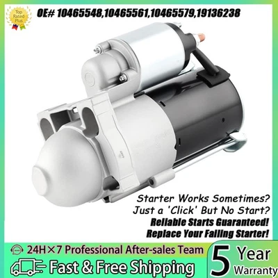 Starter For 2001-2003 Chevy Avalanche Express Silverado Suburban GMC Envoy Yukon - Image 1 of 4