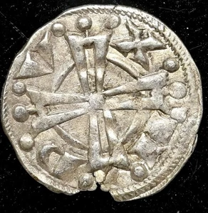 FRANCE Provence Raymond V-VII, 1148-1249 AD Medieval Silver Denier Coin NGC AU55 - Picture 1 of 5