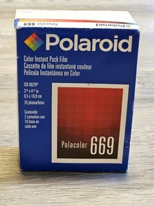 POLAROID 669 PROFESSIONAL FILM DOUBLE PACK 20 PHOTOS NEW SEALED Exp. 12/03 - Picture 1 of 10