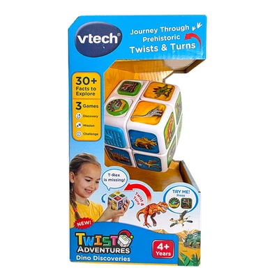 Vtech Twist Adventures Dino Discoveries Activity Unisex Cube Twist & Turn Learn - Image 1 of 4