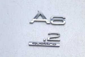 05-11 AUDI A6 QUATTRO REAR TRUNK LID EMBLEM BADGE E6215 - Bild 1 von 14