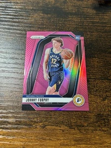 2024-25 Panini Prizm Johnny Furphy Pink Prizm Rookie RC /249 Pacers - Picture 1 of 2