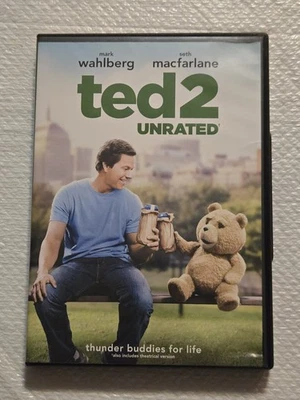 Ted 2 (DVD, 2015, unrated) - Mark Wahlberg, Seth McFarline w/ Theatrical Version - Image 1 of 3