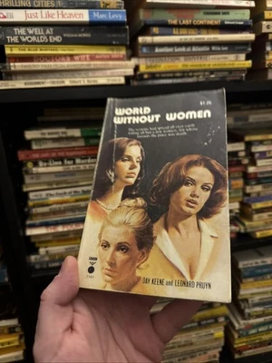 Vtg PB Sharon 2141 World Without Women Day Keene Paperback Book PB S. Fiction - Imagem 1 de 4