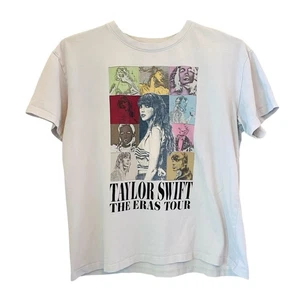 Taylor Swift The Eras Tour T-Shirt 2023 Concert Graphic Tee White Unisex XL - Picture 1 of 11