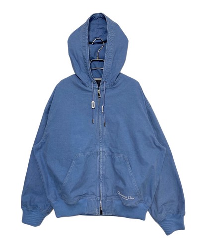 Christian Dior Felpa con cappuccio blu cielo taglia:48