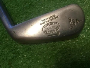 ANTIQUE VINTAGE Tom Stewart Dot Face 4 iron Professionally Reset head - Picture 1 of 8