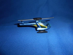 HELICOPTER AIRCRAFT D-HELL Blue Plastic Toy Vehicle Kinder Surprise Egg 1996 - Picture 1 of 6