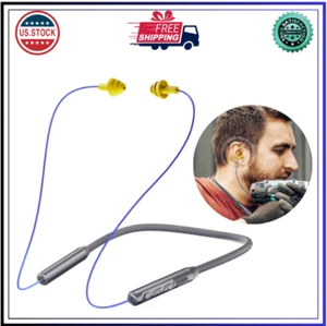 Work Earplug Bluetooth Headphones, Neckband Safety Earplug Work Earbuds-29Db Noi - Picture 1 of 8