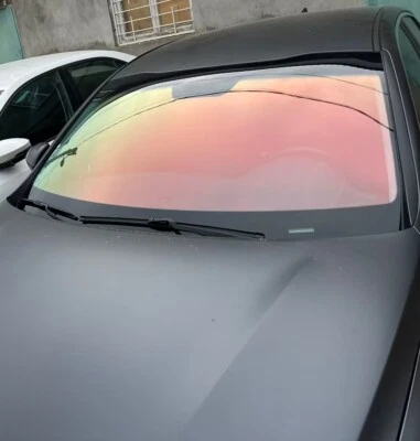 78%VLT Chameleon Red Car Window Tinting Solar Film Car Foil Film Sunshade  1*3M - Image 1 of 4