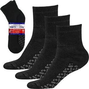 Debra Weitzner Loose Fit Non-Binding Sock - Diabetic Non-Slip Unisex Socks-9-11 - Picture 1 of 3