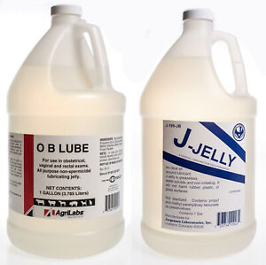 NEW: OB Lube J-Jelly Water Based Lubricant 128-oz / 1 Gallon J-Lube JJelly