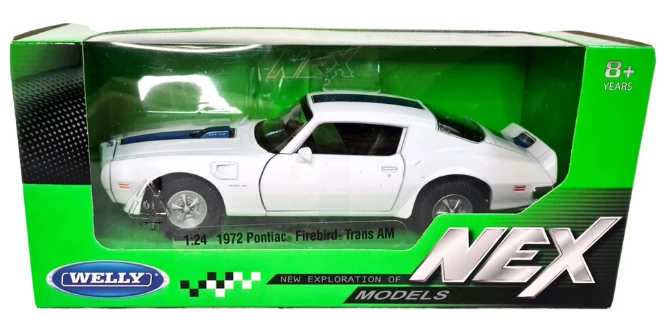 WELLY 1 24 NEX Models 1972 Pontiac Firebird (White) *SEE NOTES*