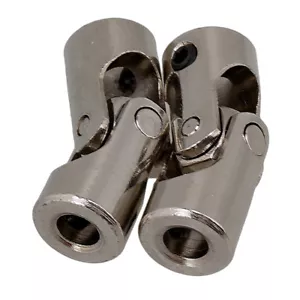 2x Shaft Coupling Motor Boat Connector Stainless Steel Universal Joint 4x4mm - Picture 1 of 3