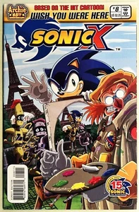 SONIC X HEDGEHOG Comic Book #8 June 2006 First Edition Bagged & Boarded NM- - Picture 1 of 6