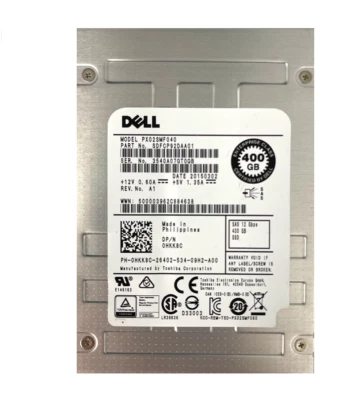 Dell 0HKK8C HKK8C 400GB 2.5'' MLC SAS MU 12Gbs SSD - Image 1 of 3