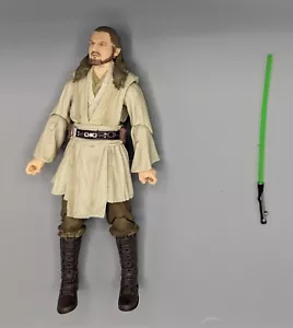 Qui-Gon Jinn Star Wars The Black Series The Phantom Menace Loose with Lightsaber - Picture 1 of 2