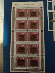 Hoja Bloque Alemania 1980 NUEVA - Imagen 1 de 3
