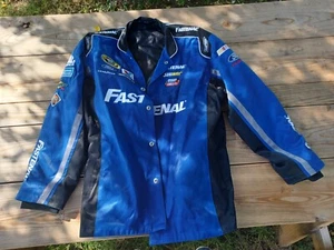 Chaqueta Carl Edwards Autógrafo Firmada NASCAR XL Fastenal - Imagen 1 de 3