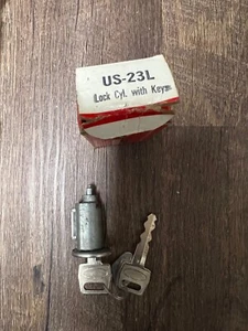 STANDARD LOCK CYL. W/ KEYS US-23L - Picture 1 of 2