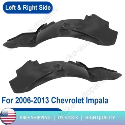 Inner Fender Liner Set For 2006-2013 Chevrolet Impala GM1250122 GM1251122 Foto 1 de 4