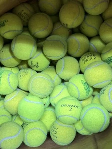 100 pelotas de tenis usadas de marcas mixtas. Buen Estado, Juguete Paseadores Perros Usado Etc - Imagen 1 de 1