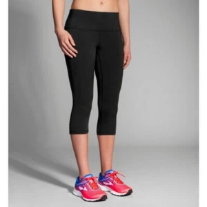 Brooks Capri Yoga Gym Workout Leggings Size Medium - Bild 1 von 6