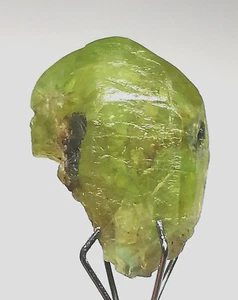 11 CARATS NATURAL GREEN PERIDOTE CRYSTAL FROM PAKISTAN, (TP-15), - Picture 1 of 15