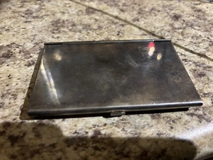 Estuche para tarjetas de crédito de negocios con placa de plata Reed & Barton 689 de colección 4" - Imagen 1 de 3