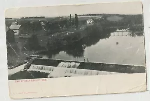 Foto histórica postal Dam At Star Prairie Wisconsin 1910-1920 - Imagen 1 de 2