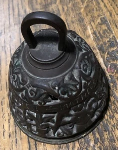 Antike Messing Kirche Wallfahrtsglocke Lucas Marcus Mathevs Johannes Apostel - Bild 1 von 4