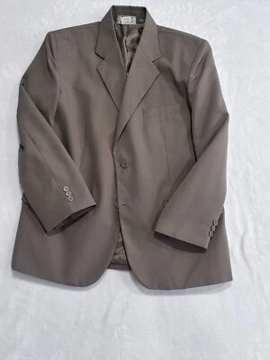 VTG DUKE HABAND Mens Two Button Blazer  Size 40S Beige, 270GW5C853 - Image 1 of 4