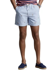 Polo Ralph Lauren Herren 6 Zoll Polo Prepster Oxford Shorts, Multi, Gr. Large - Bild 1 von 5
