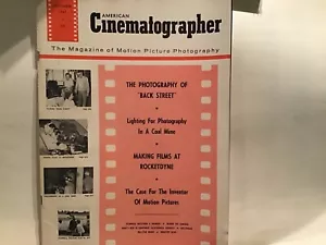 AMERICAN CINEMATOGRAPHER MAGAZINE* NOV 1961* PHOTOGRAPHY OF BACK STREET - Picture 1 of 1